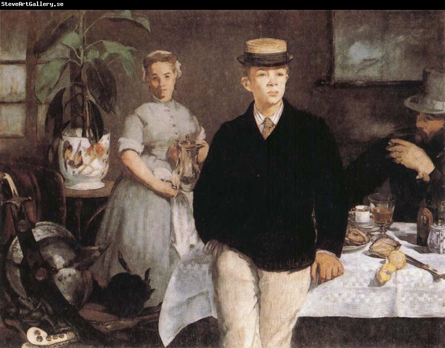 Edouard Manet Louncheon in the Studio